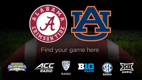 alabama auburn radio sirius|listen to auburn football online.